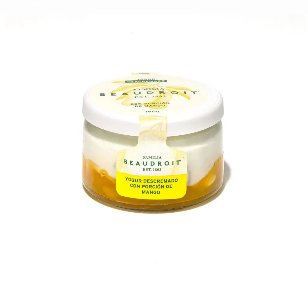 Yogur descremado mango - 160 gr / Pack x 6 unidades