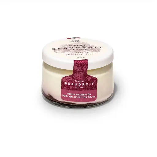 [112052] Yogurt entero con frutos rojos x 6 unidades. Libre de gluten.