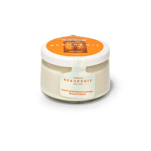 [112220] Yogur deslactosado natural Sin Azúcar - 160 gr / Pack x 6 unidades.